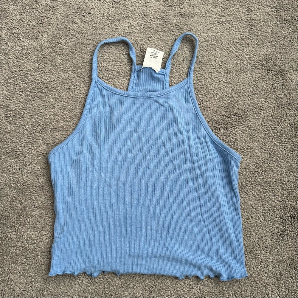 Girls blue tank top